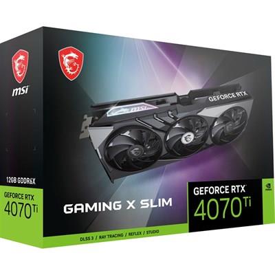 MSI GeForce RTX 4070 Ti GAMING X SLIM 12G Video Graphics Card