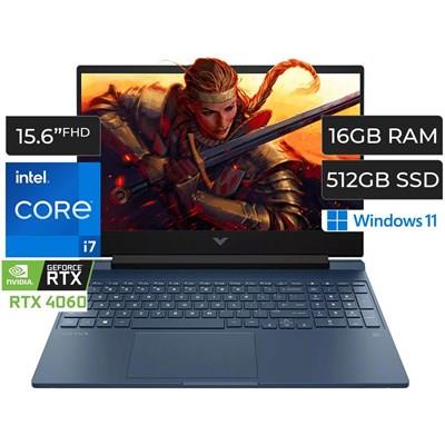 HP Victus 15 FA1657NR Gaming Laptop | Intel® Core™ i7-13620H, 16GB DDR4, 512GB SSD, GeForce RTX 4060 8GB, 15.6" FHD 144Hz 9ms IPS Display | Performance Blue