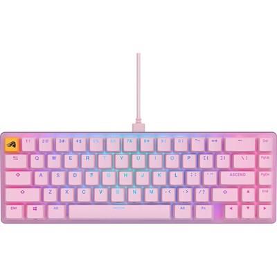 Glorious GMMK2 Modular Mechanical Keyboard | Pre-Built Edition | Compact 65% | Pink USA TKL | GLO-GMMK2-65-FOX-P