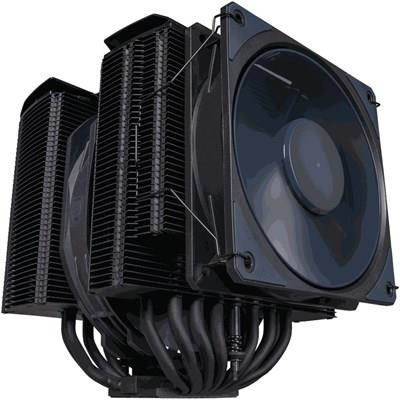 Cooler Master MASTERAIR MA824 STEALTH Dual-Tower CPU Air Cooler