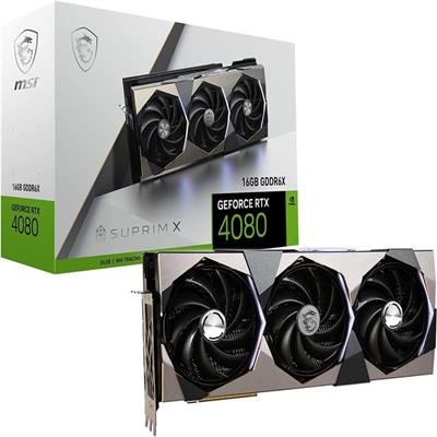 MSI GeForce RTX™ 4080 16GB SUPRIM X Graphic Card