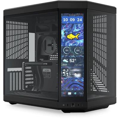 HYTE Y70 Touch Infinite Modern Aesthetic Case - Pitch Black