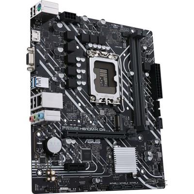 Asus PRIME H610M-K D4 Intel H610 LGA1700 mic-ATX Motherboard - 90MB1A10-M0UAY0