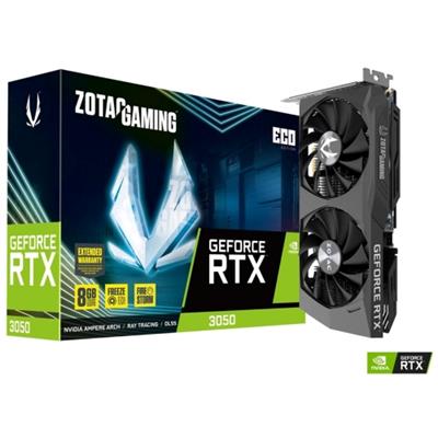 ZOTAC GAMING GEFORCE RTX 3050 ECO 8GB GDDR6 Video Graphics Card 