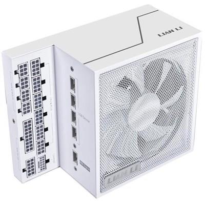 Lian Li EDGE 850W Full Modular Platinum PSU - 80 PLUS Platinum Efficiency - German EPCOS Bulk Capacitors - ATX 3.0, 3.1 Compliant - EG850 White