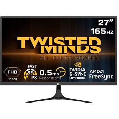 Twisted Minds FHD 27'',165Hz ,Fast IPS, 0.5ms, HDR Flat Gaming Monitor TM27FHD165IPS