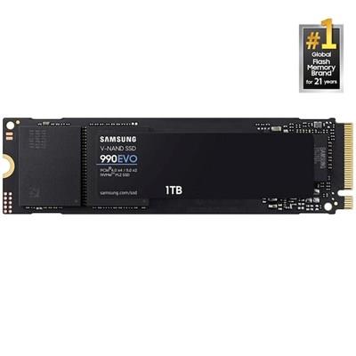 Samsung 990 EVO Gen4 NVMe SSD 1TB, up to 5,000MB/s MZ-V9E1T0B