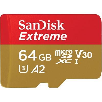 SanDisk Extreme microSDXC UHS-I CARD - 64GB - SDSQXAH-064G-GN6MN - up to 170MB/s