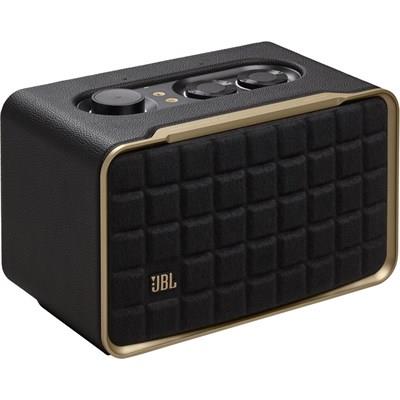 JBL Authentics 200 Smart Home Speaker | WiFi Bluetooth Voice Assistants, Retro Design, Multi-Room Playback, Automatic Self Tuning, Black.