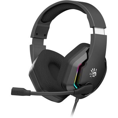 Bloody G260P Stereo Surround Sound Wired Gaming Headphone Black - RGB Backlit - 3.5mm Plug - Noise Cancelling Mic