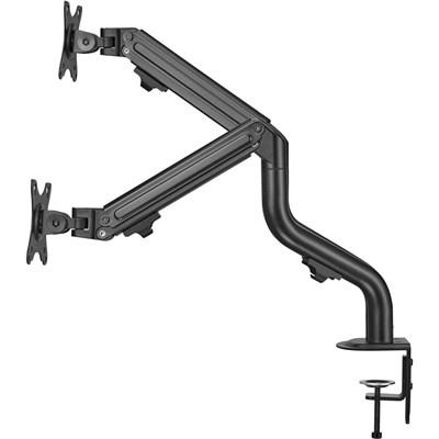 Twisted Minds Dual Monitor Heavy Duty Spring Assisted Monitor Arm USB Port TM-60-C012