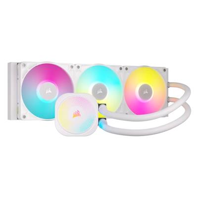 CORSAIR iCUE LINK TITAN 360 RX RGB AIO Liquid CPU Cooler - White