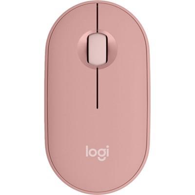 Logitech PEBBLE MOUSE 2 M350S Slim Compact Bluetooth Mouse | Tonal Rose