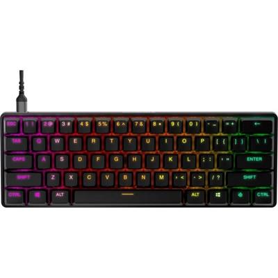 SteelSeries Apex Pro Mini Tournament-Ready Gaming Keyboard in 60% Form Factor - OmniPoint 2.0 Adjustable Switches - US English