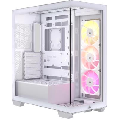 CORSAIR 3500X ARGB Mid-Tower PC Case - White