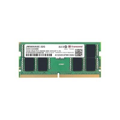 Transcend 32GB DDR5 5600 Laptop Memory CL46 2Rx8 - JM5600ASE-32G