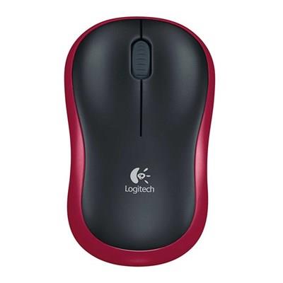 Logitech Wireless Mouse M185 - Red | Black