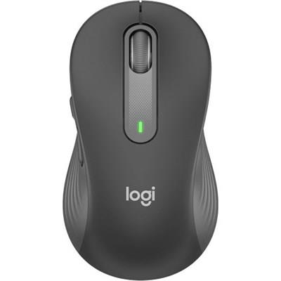 Logitech Signature M650 L Mouse Graphite - For Large-Sized Hands - Silent Clicks - Smart Wheel