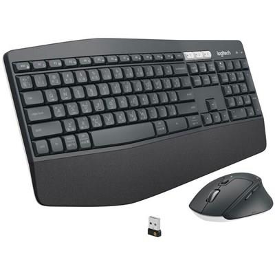 Logitech MK850 Performance Wireless Keyboard and Mouse Combo English/Arabic Black