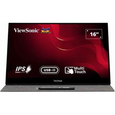 ViewSonic TD1655 16” USB-C Multi-Touch Portable Monitor FHD IPS