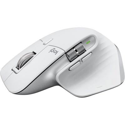 Logitech MX Master 3S For Mac | Wireless Bluetooth Mouse with Ultra-Fast Scrolling, Ergo, 8K DPI, Quiet Clicks, Track on Glass, Customization, USB-C, Apple, iPad - Pale Grey