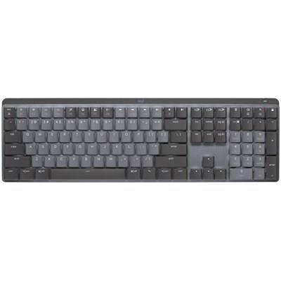 Logitech MX MECHANICAL Master Series Wireless Illuminated Performance Keyboard | Graphite Grey Chinese Red Axis - Linear and Smooth