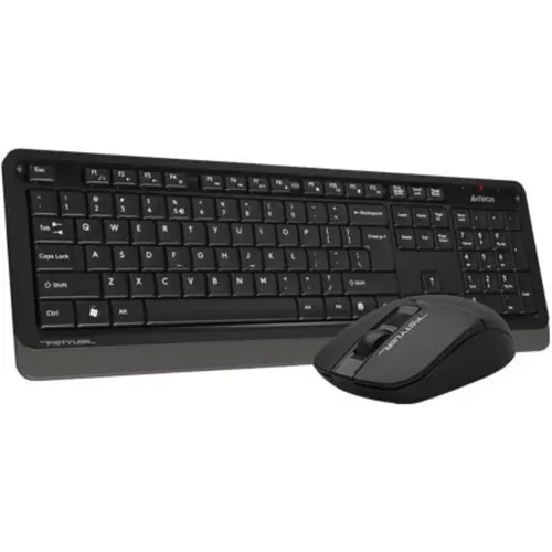 A4Tech Fstyler FG1012s 2.4G Wireless Desktop Keyboard & Mouse | Black