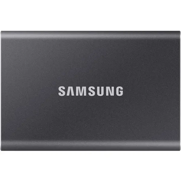 Samsung Portable SSD T7 1TB (Gray) 1,050 MB/s - Password Protection - USB 3.2 Gen.2 (10Gbps)