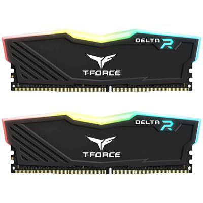 TeamGroup T-Force Delta RGB 32GB (2x16GB) 3600MHz C18 DDR4 DRAM Desktop Memory - Black