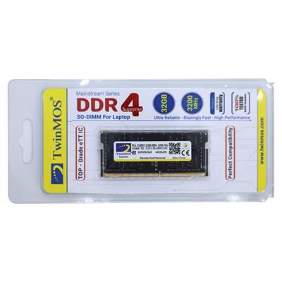 TwinMOS 4GB 3200MHz C22 DDR4 SO-DIMM Laptop Memory