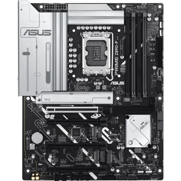 Asus PRIME Z890-P-CSM Motherboard, LGA1851, Supports Intel Core Ultra Series 2, PCIe 5.0, USB 20Gbps Type-C, DDR5 AEMP III, Aura Sync