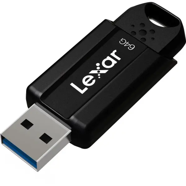 Lexar JumpDrive S80 64GB USB 3.1 Flash Drive, Up To 150MB/s Read, Retractable Design, 256-Bit AES Encryption