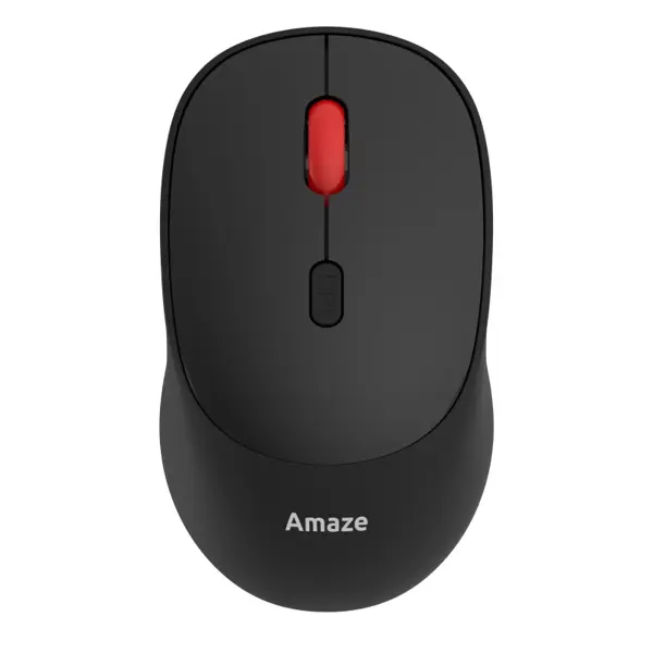 Amaze A710 Clicket Dual Wireless Mouse - White / Black 