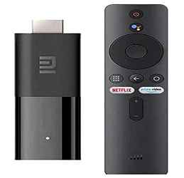 Mi TV Stick Portable Streaming Media Player Android TV Google Assistant & Smart Cast | MDZ-24-AA