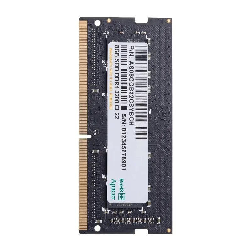 Apacer 8GB DDR4 3200MHz SODIMM Laptop RAM Memory Module CL22 1.2V