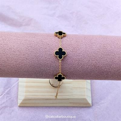 Black clover bracelet