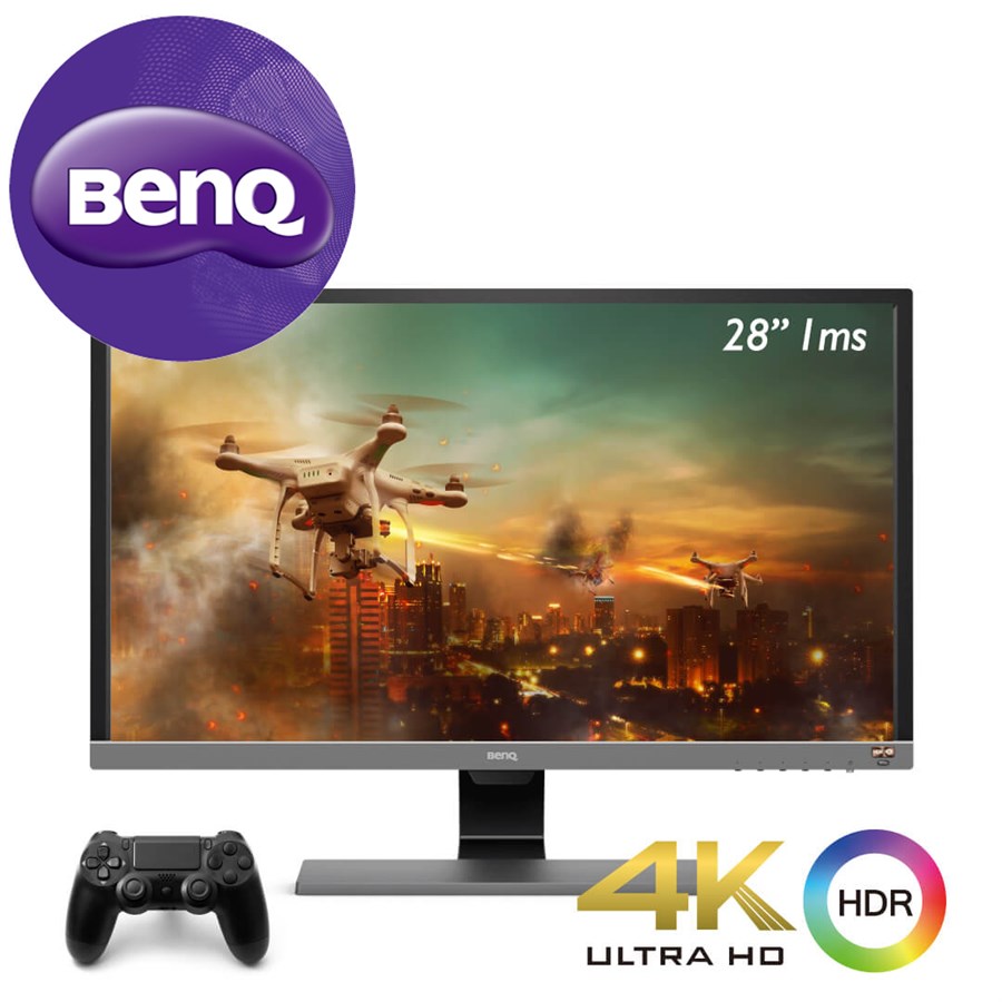 taktik ris leder BenQ EL2870U 4K HDR 28 inch Best for PS4 Pro & Xbox One X 1ms Fast Response  Time Gaming Eye Care Mon