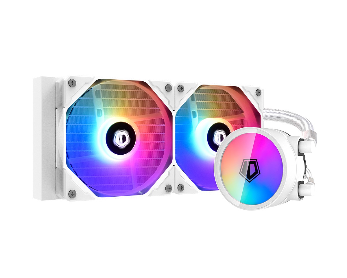 ID-Cooling ZOOMFLOW 240 XT Snow Edition RGB CPU Liquid Cooler 