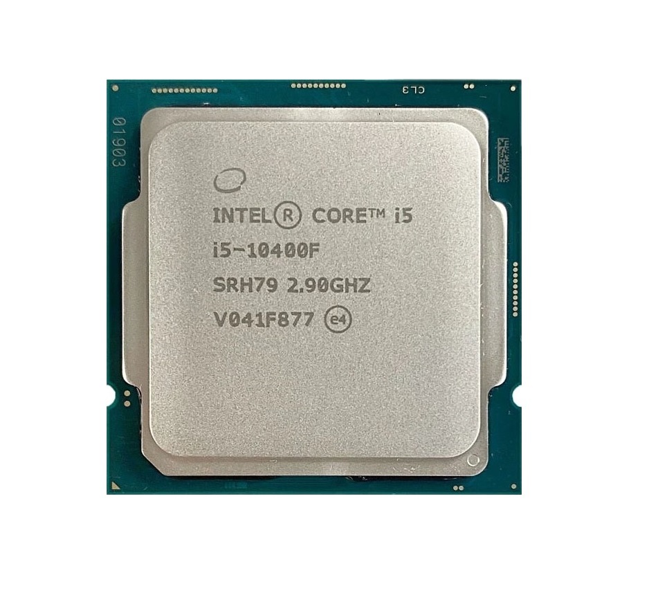 Intel i5-10400F 10th generation Core processor with 6 cores, 12 threads,  single core, and up to 4.3GHz boxed CPU
