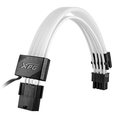 XPG PRIME ARGB Extension Cable Dual 6+2 = 8-PIN PCIe Cables For Graphic Cards