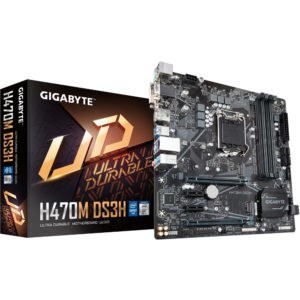 Gigabyte H470M DS3H Intel H470 Ultra Durable Motherboard