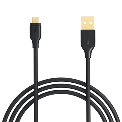 Gold-plated Qualcomm Quick Charge 3.0 Micro USB 2.0 Cable (1m)