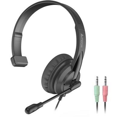A4Tech HS-11 Single Ear Wearing Mono Headphone - Black