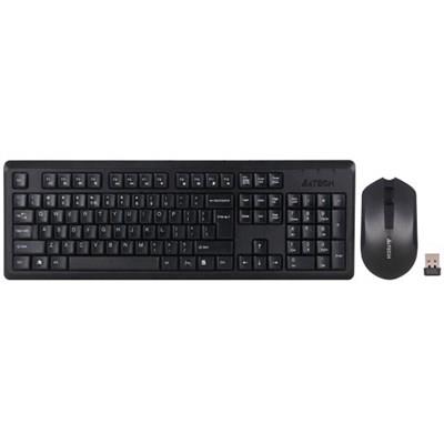 A4Tech 4200NS Consistent Wireless Stability Desktop (Keyboard+Mouse) - BLACK