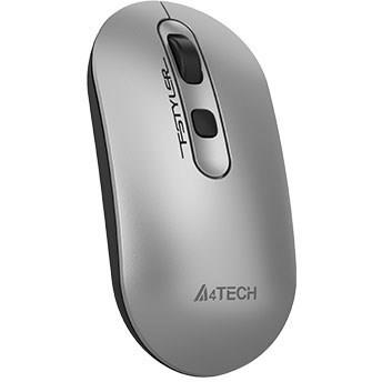 A4tech Fstyler FG20S Wireless Mouse Silent Click - Grey - White