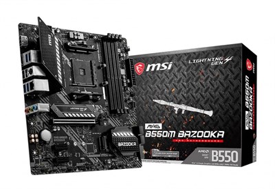 MSI MAG B550M BAZOOKA AMD AM4 DDR4 MOTHERBOARD