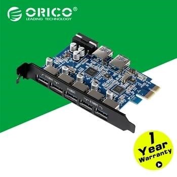 ORICO PVU3-5O2U 7 Port USB3.0 PCI Express Card