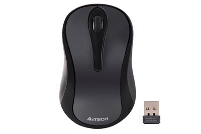 A4Tech G3-280N Silent Clicks Wireless Mouse - Glossy Grey