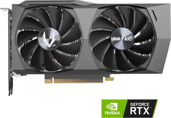 ZOTAC GAMING GeForce RTX 3050 Twin Edge OC 8GB GDDR6 128-bit 14 Gbps PCIE 4.0 Gaming Graphics Card, IceStorm 2.0 Advanced Cooling, FREEZE Fan Stop, Active Fan Control, ZT-A30500H-10M