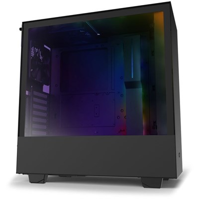 NZXT H510i Compact Mid-Tower Case with Lighting and Fan Control (Matte Black)